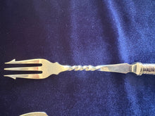 Load image into Gallery viewer, Silverplated Serving Utensils with Mother of Pearl Handles 024
