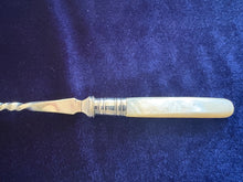 Load image into Gallery viewer, Silverplated Serving Utensils with Mother of Pearl Handles 024