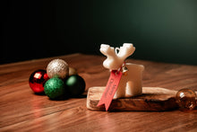 Load image into Gallery viewer, Christmas Moose Candle: Sandal Wood Made in Canada