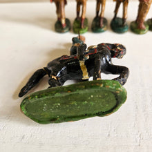 Load image into Gallery viewer, Vintage Elastolin U.S. Cavalry Soldiers -1930’s German Composition Figures Set of 8 42504