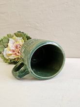 Load image into Gallery viewer, Green McCoy Pottery Grapes Mug Stein. 23 89