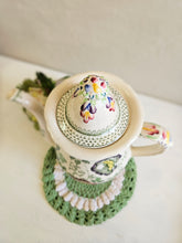 Load image into Gallery viewer, Mason's Paynsley Green Floral Coffee Pot w/ Lid. 42505