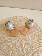 Load image into Gallery viewer, Pink Depression Glass Anchor Hocking Salt and Pepper Shaker Set 020