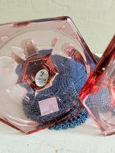 Load image into Gallery viewer, Cranberry Fenton Taper Candlestick Holders #42505