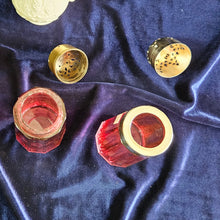 Load image into Gallery viewer, Cranberry Glass Sugar Shaker 2434