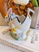 Load image into Gallery viewer, Floart Bunny and Ducks Egg Planter KF