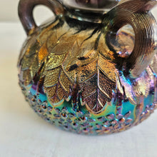 Load image into Gallery viewer, Fenton Orange Tree Carnival Glass Rose Bowl. 42505