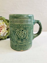Load image into Gallery viewer, Green McCoy Pottery Grapes Mug Stein. 23 89