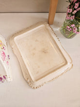 Load image into Gallery viewer, Antique Floral Cheese Dish 42209
