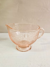 Load image into Gallery viewer, Hazel Atlas Glass Florentine Poppy Footed Creamer 42303