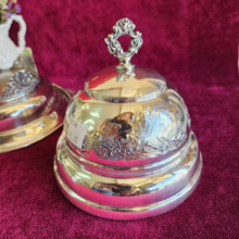 Load image into Gallery viewer, Domed E.P.B.M. Silver Plate Butter Dish #2538