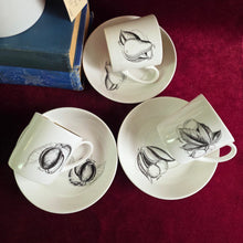 Load image into Gallery viewer, Susie Cooper “Black Fruit” Tea Set 42509