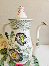 Load image into Gallery viewer, Mason's Paynsley Green Floral Coffee Pot w/ Lid. 42505