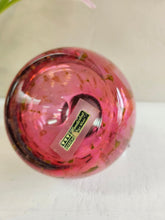 Load image into Gallery viewer, Cranberry Art Vase with Glass Handle 24 33