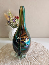 Load image into Gallery viewer, Mdina Glass “Tigers Eye” Lollipop Vase #42507