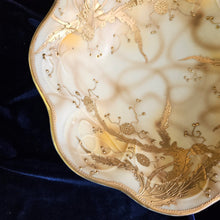 Load image into Gallery viewer, Nippon Handpainted Cream & Gold Bowl 2530