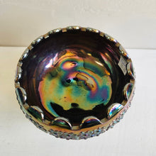 Load image into Gallery viewer, Fenton Orange Tree Carnival Glass Rose Bowl. 42505