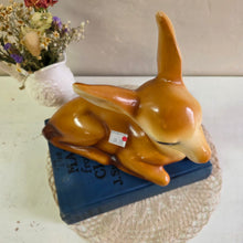 Load image into Gallery viewer, Deer Laying Down Chalkware Figurine 42509