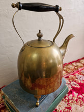 Load image into Gallery viewer, Early Original Antique Brass Soutterware Electric Kettle #42507
