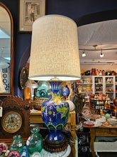 Load image into Gallery viewer, Cloisonne Dragon Lamp #42507