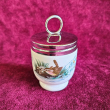 Load image into Gallery viewer, Royal Worcester Small Egg Coddler with Lid – Birds on a Branch 2396