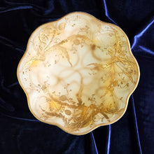 Load image into Gallery viewer, Nippon Handpainted Cream & Gold Bowl 2530
