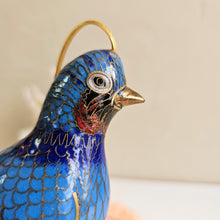 Load image into Gallery viewer, Chinese Cloisonne Bird Figurine #42507