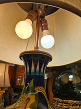 Load image into Gallery viewer, Cloisonne Dragon Lamp #42507