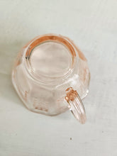 Load image into Gallery viewer, Pink Depression Glass Cup with Handle 42403
