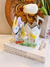 Load image into Gallery viewer, Floart Bunny and Ducks Egg Planter KF