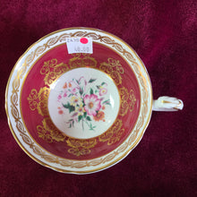 Load image into Gallery viewer, Paragon Red Floral Teacup and Saucer #2430