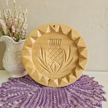 Load image into Gallery viewer, Thistle Scottish Shortbread Wooden Mould Cookie Butter Press