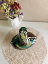 Load image into Gallery viewer, Mdina Glass “Tigers Eye” Lollipop Vase #42507