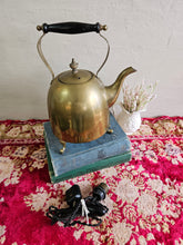 Load image into Gallery viewer, Early Original Antique Brass Soutterware Electric Kettle #42507