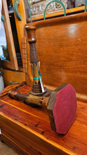 Load image into Gallery viewer, Vintage Wooden Carved Candlesticks

