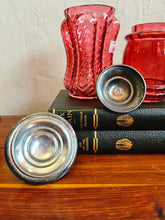 Load image into Gallery viewer, Antique Cranberry Glass Castor Jars

