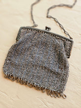 Load image into Gallery viewer, 42401 Art Deco Silver Beaded Flapper Purse

