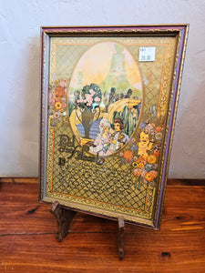 981 1926 Buzza Motto "Pal O' My Heart" Print in Frame