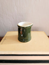 Load image into Gallery viewer, 42206 Medalta Dark Green Stoneware Creamer

