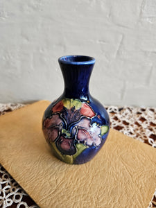 Anemone Blue Moorcroft Vase