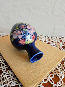 Anemone Blue Moorcroft Vase