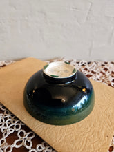 Load image into Gallery viewer, Hibiscus Moorcroft Green Pottery Bowl (small)
