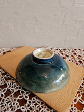 Load image into Gallery viewer, Hibiscus Moorcroft Green Pottery Bowl
