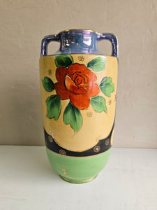 Oriental Floral Vase Made in Japan 42309