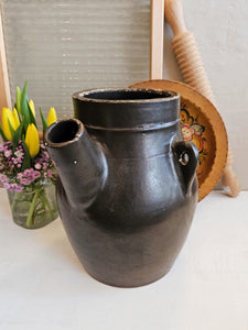West Troy N.Y. Pottery Stoneware Batter Jug #2441