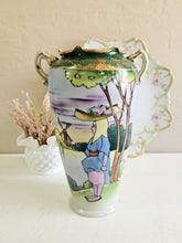 Load image into Gallery viewer, Nippon Art Nouveau Hand Painted Landscape Vase 42309
