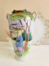 Load image into Gallery viewer, Nippon Art Nouveau Hand Painted Landscape Vase 42309
