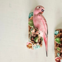 Load image into Gallery viewer, Pink Parrot Ceramic Wall Plaques 42501
