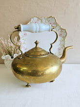 Load image into Gallery viewer, Antique Brass Teapot 42012
