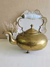 Load image into Gallery viewer, Antique Brass Teapot 42012
